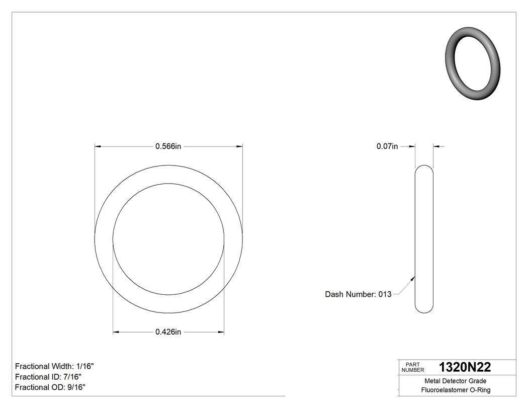 Technical drawing - 1320N22